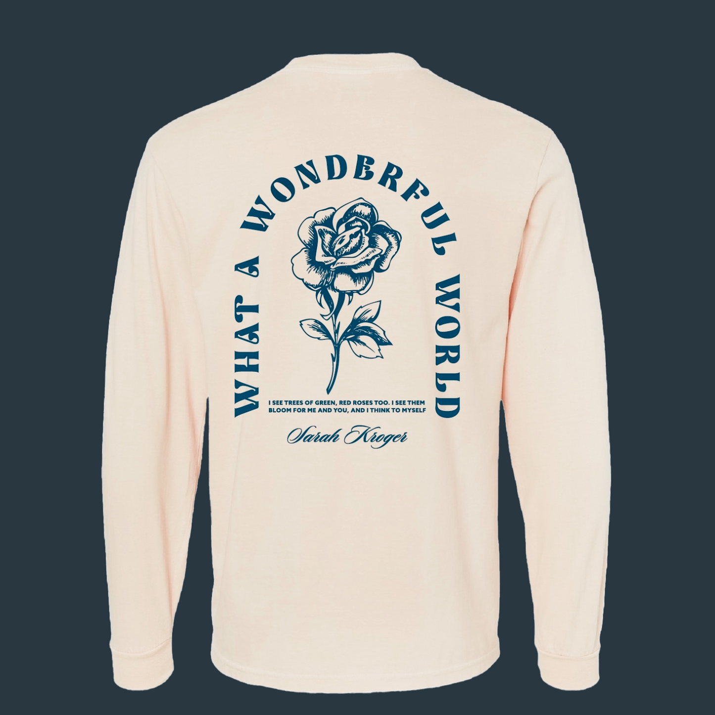 "Wonderful World" Long Sleeve Tee
