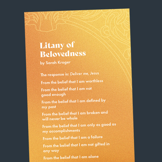 Belovedness Litany Bookmarks (Bulk Orders)