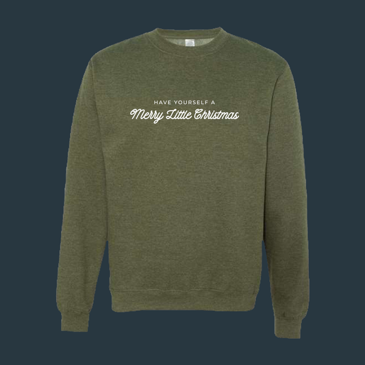 HYAMLC Christmas Sweatshirt (Army Green)